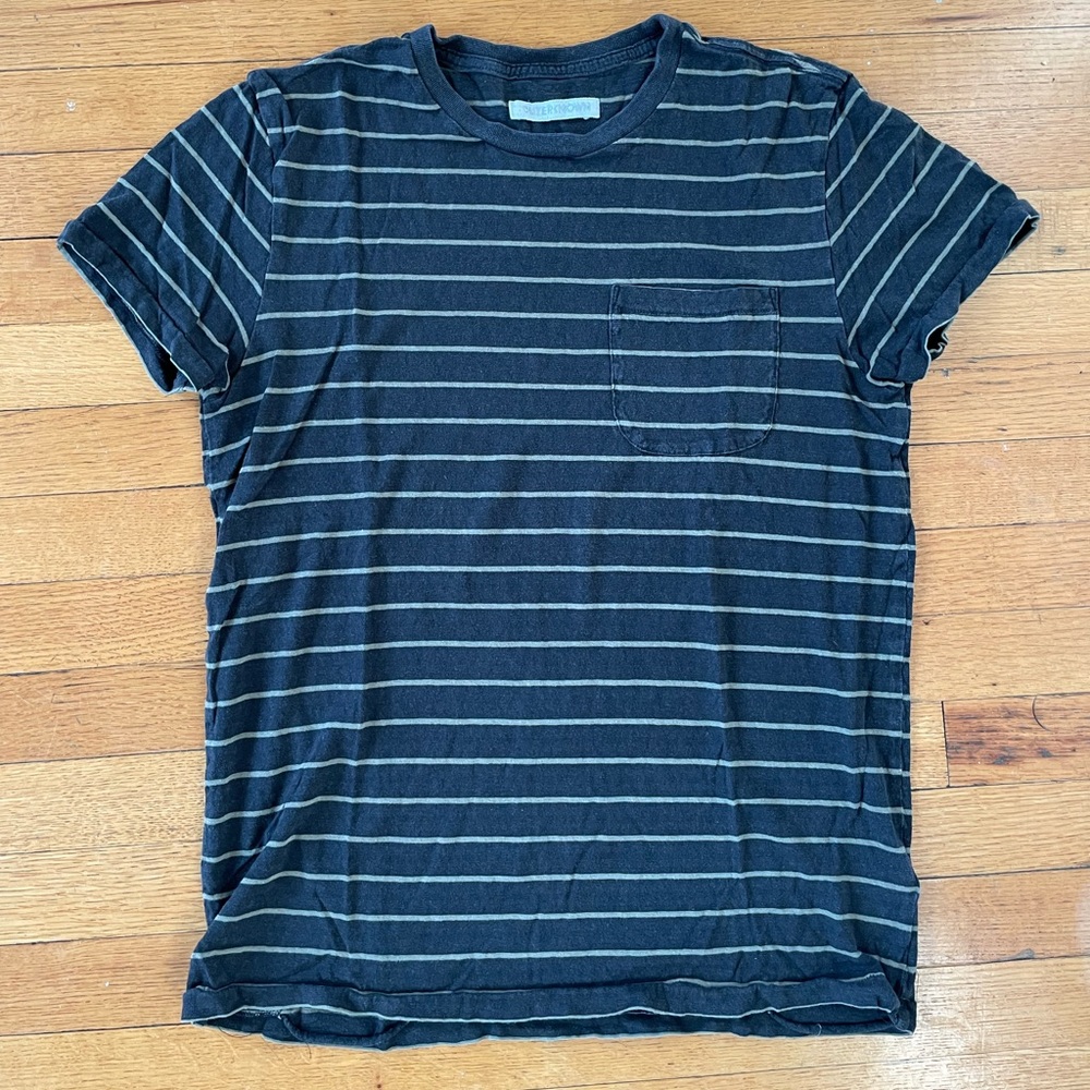 Outerknown Hemp Stripe Tee (S)